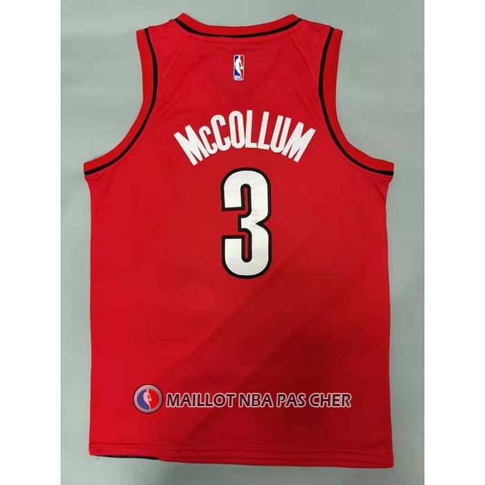 Maillot Portland Trail Blazers C.j. Mccollum Statement 2020-21 Rouge